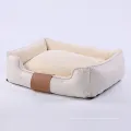 Pet Luxury Plush Удобная кровать для собак прямоугольная защита